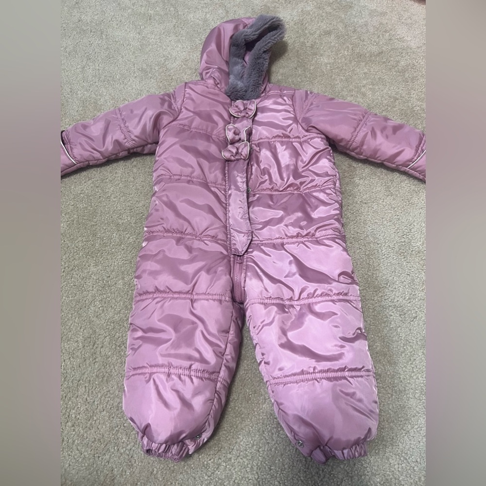 Toddler Snowsuit w/ built in mittens